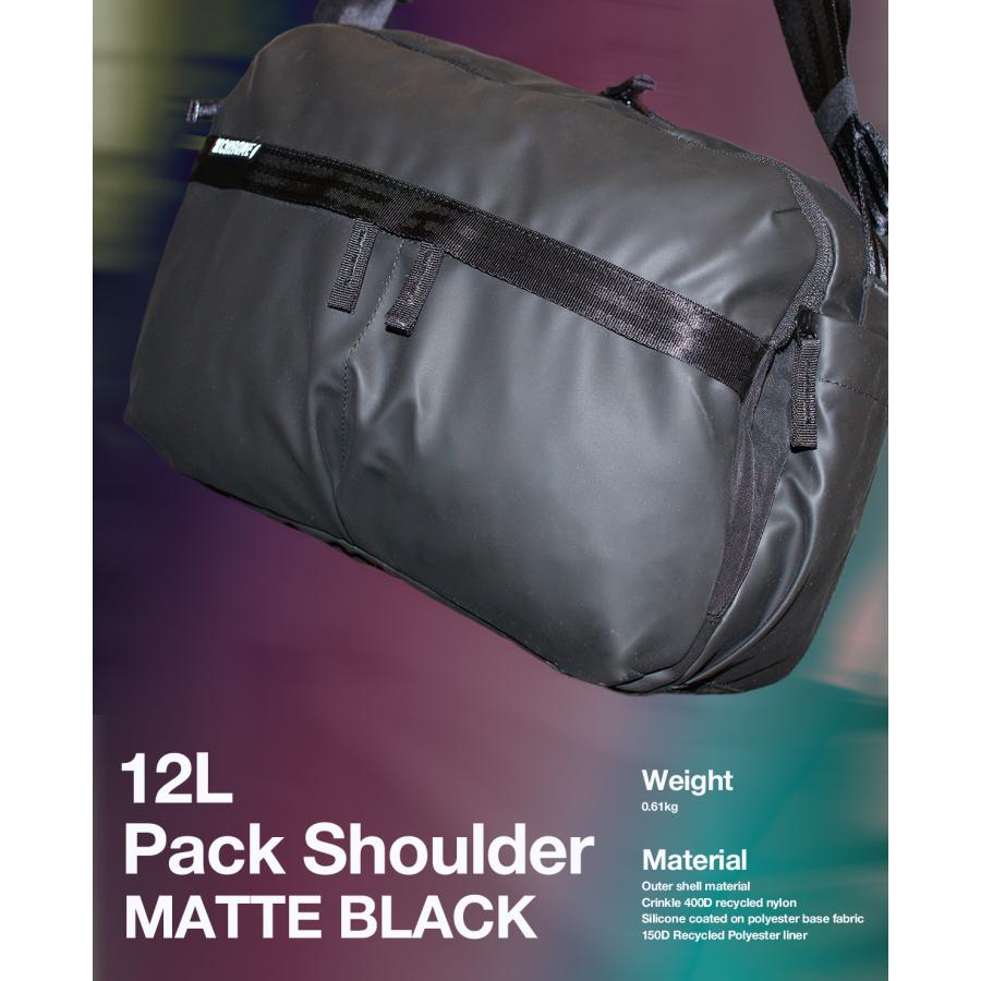 最大44% 3/22まで クローム インダストリーズ パックショルダー ショルダーバッグ 12L 耐水 マットブラック CHROME INDUSTRIES PACK SHOULDER BJ011 | CHROME | 02
