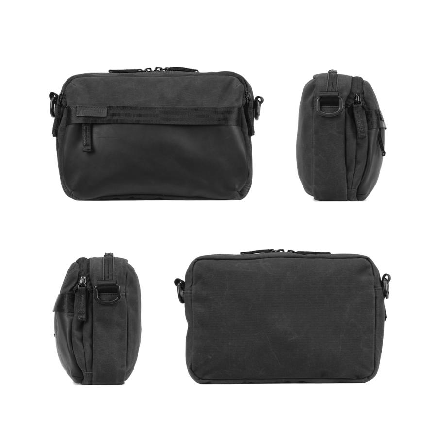 最大44% 3/22まで クローム インダストリーズ パックショルダー ショルダーバッグ 3L 耐水 ブラックキャンバスレザー CHROME INDUSTRIES PACK SHOULDER BJ012 | CHROME | 03