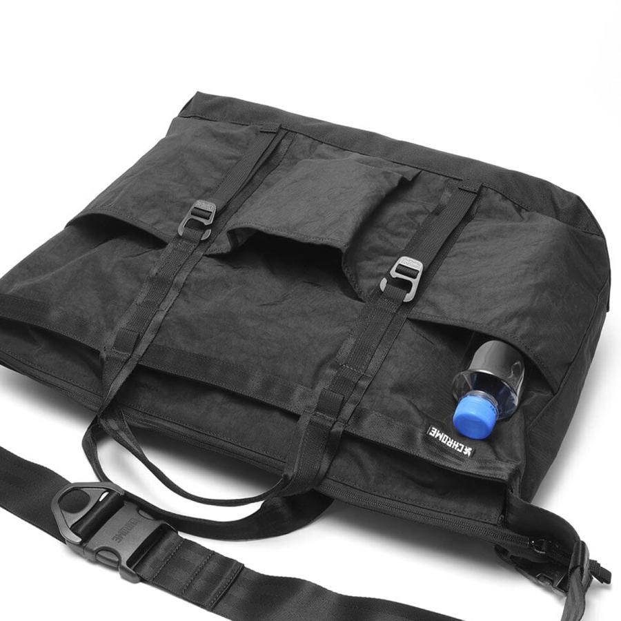 最大50% 4/5限定 クローム インダストリーズ グローサリー トート メッセンジャーバッグ 15L A4 ブラッククリンクル CHROME INDUSTRIES GROCERY JP240 | CHROME | 08