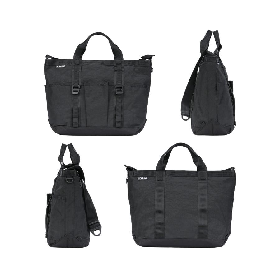 最大50% 4/5限定 クローム インダストリーズ グローサリー トート メッセンジャーバッグ 15L A4 ブラッククリンクル CHROME INDUSTRIES GROCERY JP240 | CHROME | 03