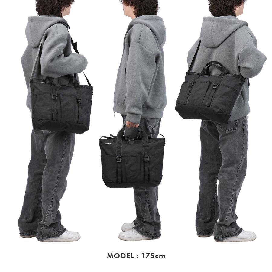 最大50% 4/5限定 クローム インダストリーズ グローサリー トート メッセンジャーバッグ 15L A4 ブラッククリンクル CHROME INDUSTRIES GROCERY JP240 | CHROME | 04