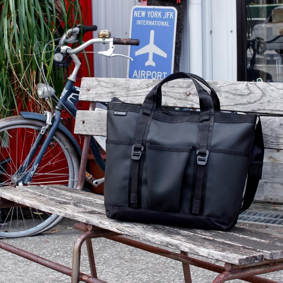 クローム インダストリーズ グローサリー トート メッセンジャーバッグ 15L A4 軽量 耐水 CHROME INDUSTRIES GROCERY JP240 BJ013 | CHROME | 06