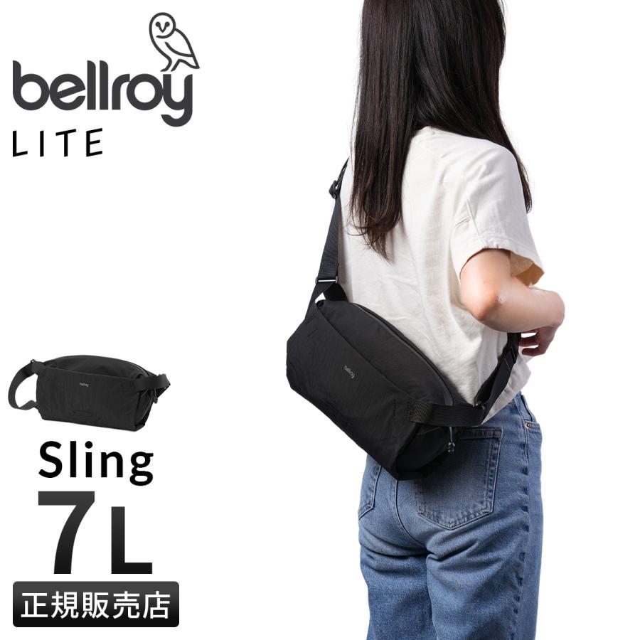 最大41% 8/25限定 Bellroy Lite Sling ベルロイ ライトスリング ボディバッグ ショルダー メンズ ブランド 超軽量 拡張 斜めがけ 7L A5 BLLA 6年保証 | Bellroy | 18