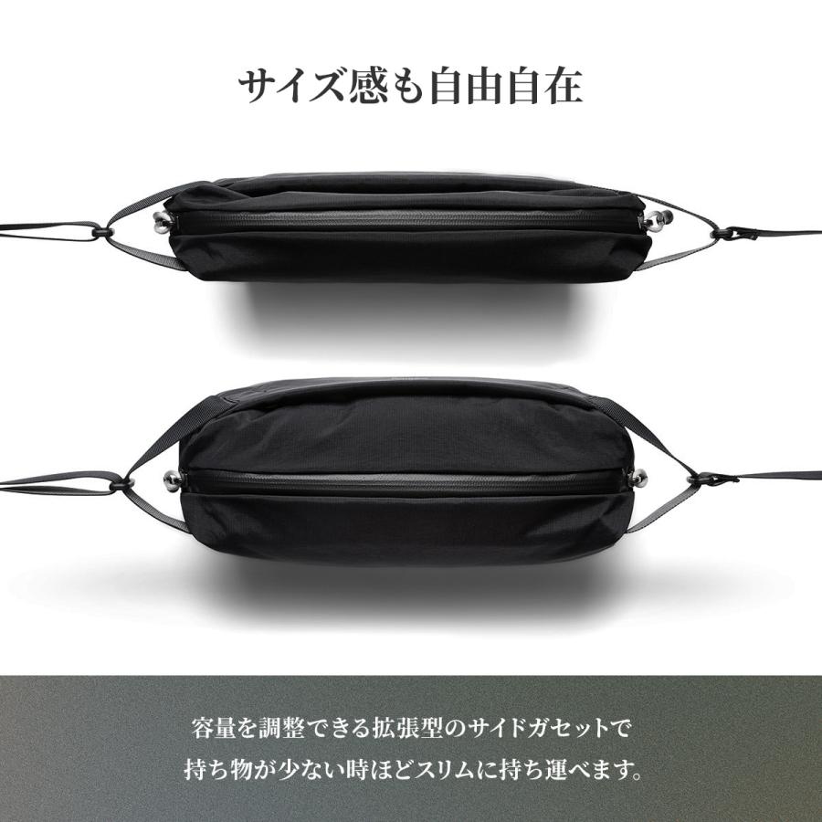 最大41% 8/25限定 Bellroy Lite Sling ベルロイ ライトスリング ボディバッグ ショルダー メンズ ブランド 超軽量 拡張 斜めがけ 7L A5 BLLA 6年保証 | Bellroy | 08