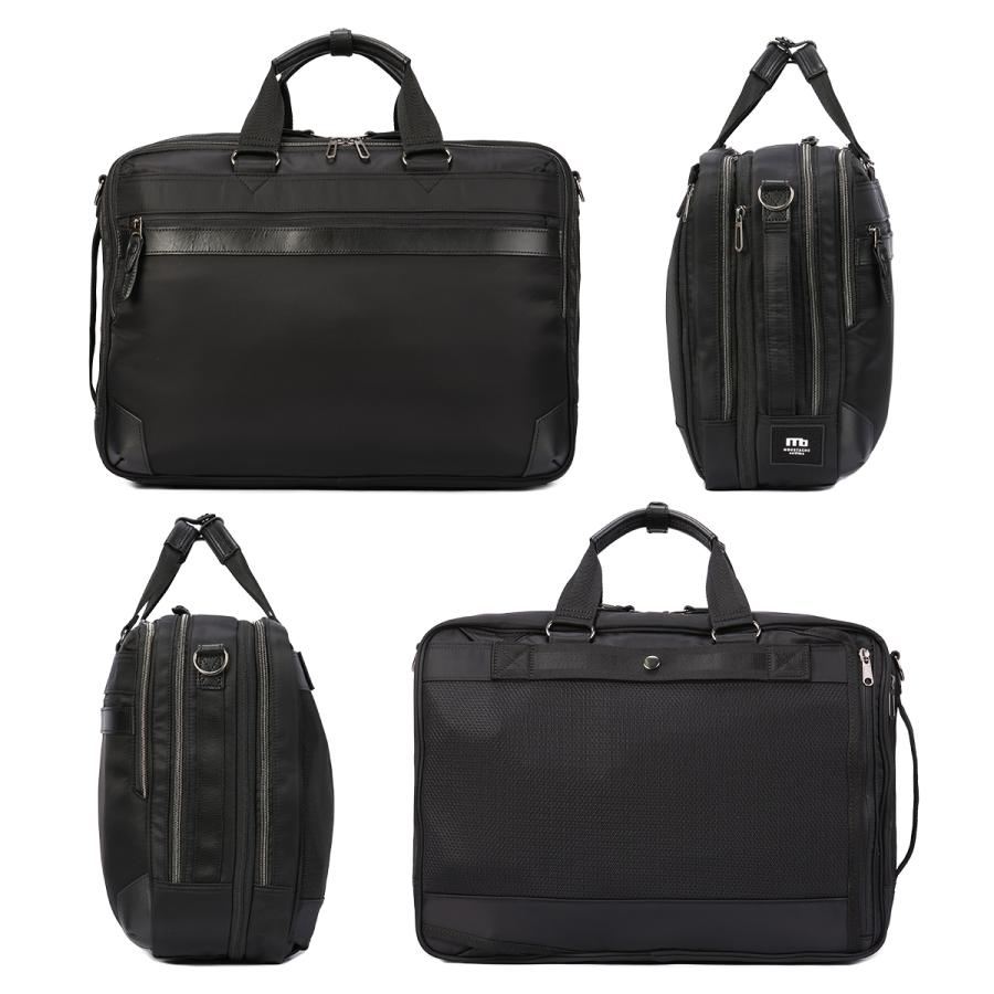 最大50% 9/8限定 ムスタッシュオンタイム ビジネスバッグ 3WAY A4 リュック ブリーフケース 合皮 moustache on time BUSINESS SELECTION BNO-2872 | moustache on time | 04