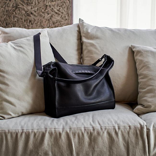 最大50% 4/25限定 トモエ トートバッグ メンズ レディース ブランド レザー 本革 日本製 通学 通勤 黒 肩掛け ファスナー付き 3WAY A4 ボールド TOMOE BOLD | TOMOE | 16