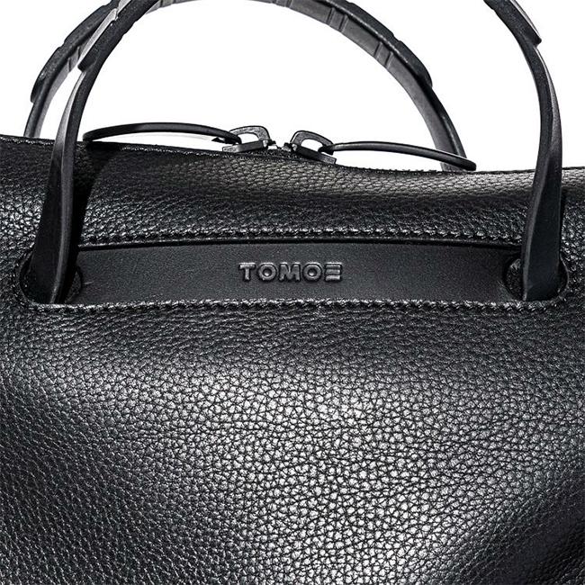 トモエ トートバッグ メンズ レディース ブランド レザー 本革 日本製 通学 通勤 黒 肩掛け ファスナー付き 3WAY A4 ボールド TOMOE BOLD | TOMOE | 06