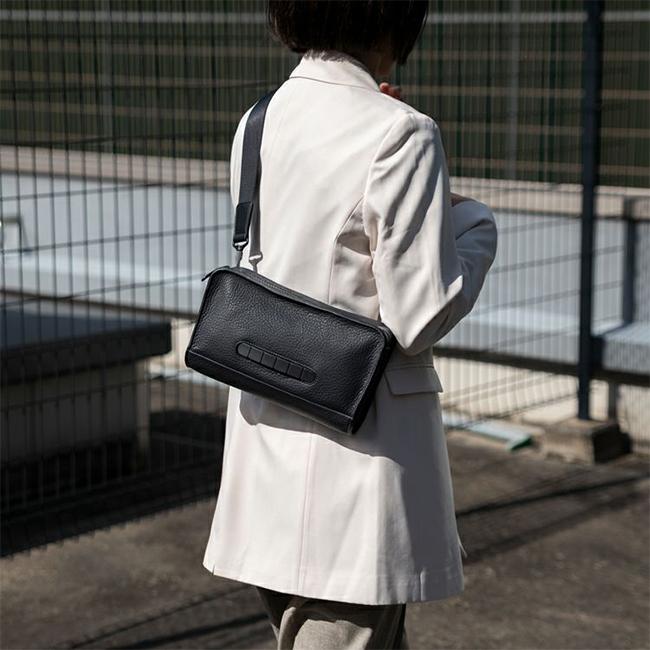 最大51% 2/11限定 トモエ ショルダーバッグ クラッチバッグ メンズ レディース ブランド レザー 本革 日本製 斜めがけ 小さめ 2WAY B6 ボールド TOMOE BOLD | TOMOE | 16