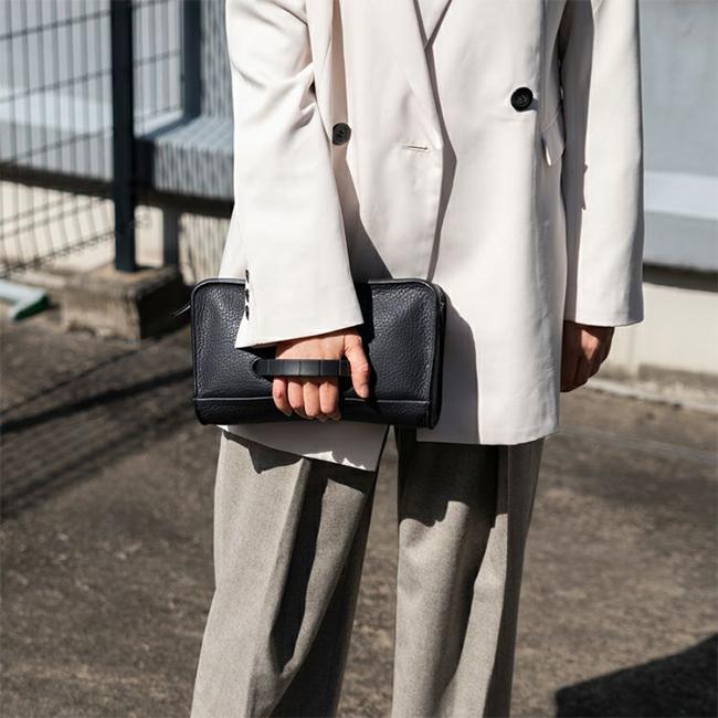 最大51% 4/22限定 トモエ ショルダーバッグ クラッチバッグ メンズ レディース ブランド レザー 本革 日本製 斜めがけ 小さめ 2WAY B6 ボールド TOMOE BOLD | TOMOE | 17