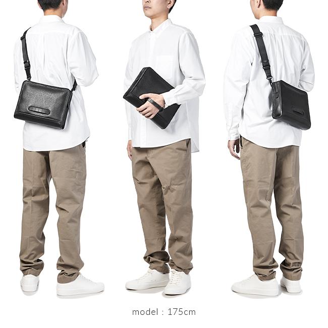 トモエ バッグ ショルダーバッグ クラッチバッグ メンズ レディース レザー 本革 日本製 斜めがけ ファスナー付き ボールド TOMOE | TOMOE | 05