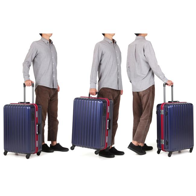 バウンドリップ スーツケース Mサイズ Lサイズ 70L 軽量 静音キャスター フレームタイプ ストッパー トリオ Trio BOUNDRIP BD55 | BOUNDRIP | 12