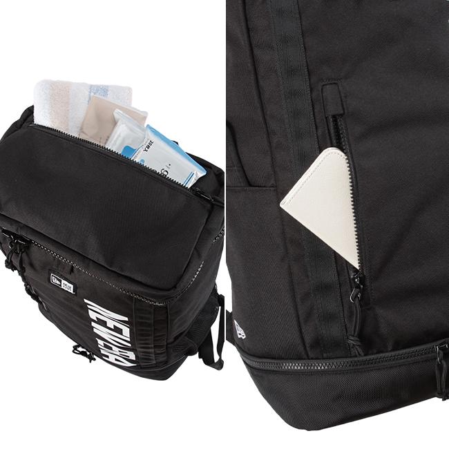 NEW ERA ニューエラ リュック 通学 32L 男子 女子 中学生 高校生 軽量 黒 大容量 スクエア ボックス型 スクールバッグ 14521371 13529453 | NEW ERA | 13