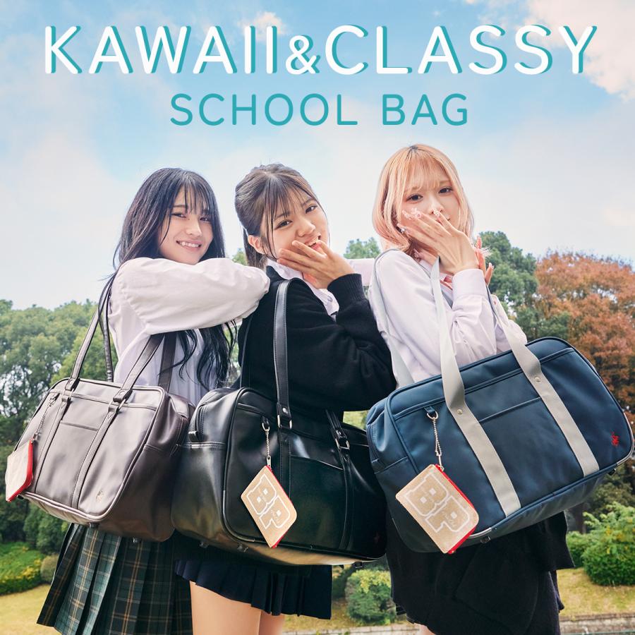 最大37% 3/18限定 ビバリーヒルズポロクラブ スクールバッグ スクバ ナイロン 女子 女子高生 高校生 中学生 通学 黒 紺 ブラック カバン かわいい BP001 | BEVERLY HILLS POLO CLUB | 04