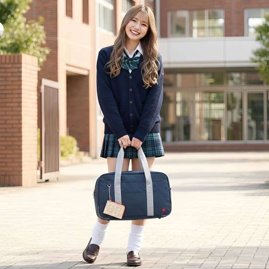 最大41% 1/15限定 ビバリーヒルズポロクラブ スクールバッグ スクバ ナイロン 女子 女子高生 高校生 中学生 通学 黒 紺 ブラック カバン かわいい BP001 | BEVERLY HILLS POLO CLUB | 07