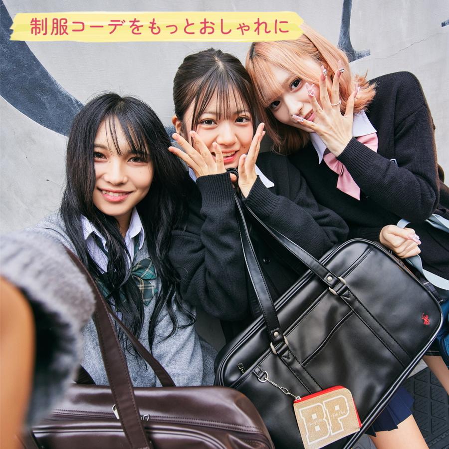 ビバリーヒルズポロクラブ スクールバッグ スクバ 合皮 女子 女子高生 高校生 中学生 通学 学生鞄 黒 茶色 ブラック ブラウン かわいい BP002 | BEVERLY HILLS POLO CLUB | 28