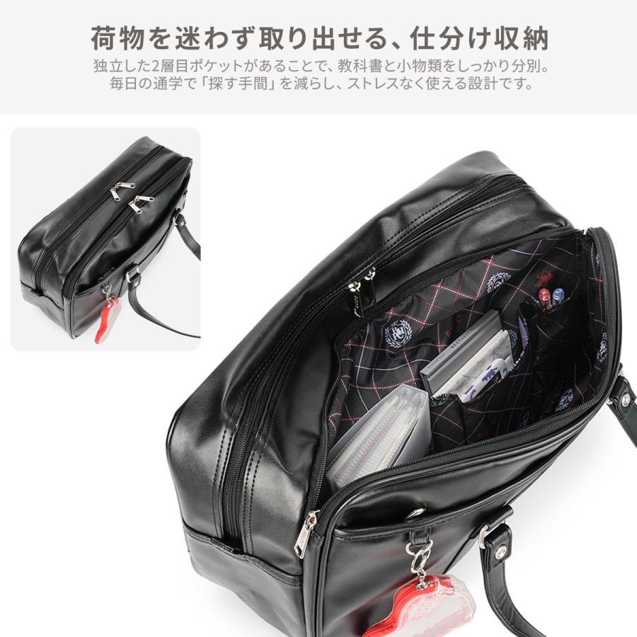 最大51% 1/13限定 ビバリーヒルズ ポロクラブ スクールバッグ スクバ 合皮 女子 女子高生 高校生 通学 学生鞄 黒 茶色 カバン BEVERLY HILLS POLO CLUB BP003 | BEVERLY HILLS POLO CLUB | 14