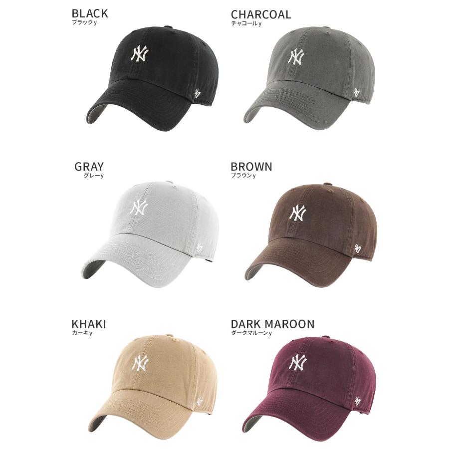 '47 キャップ 帽子 メンズ レディース ブランド クリーンナップ ベースランナー ヤンキース フォーティーセブン BASE RUNNER '47 CLEAN UP | 47 | 13