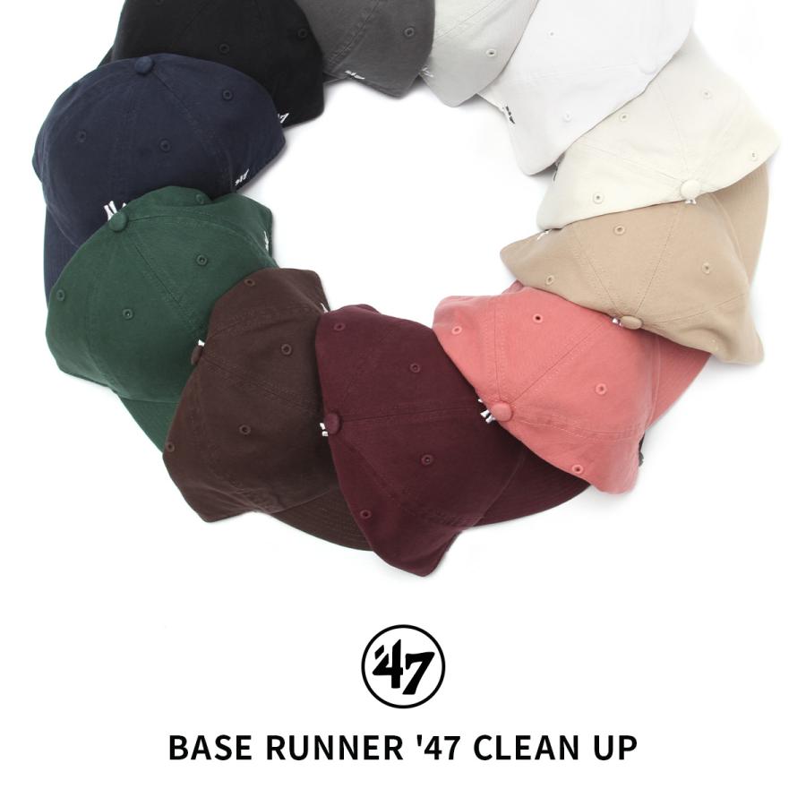 '47 キャップ 帽子 メンズ レディース ブランド クリーンナップ ベースランナー ヤンキース フォーティーセブン BASE RUNNER '47 CLEAN UP | 47 | 19