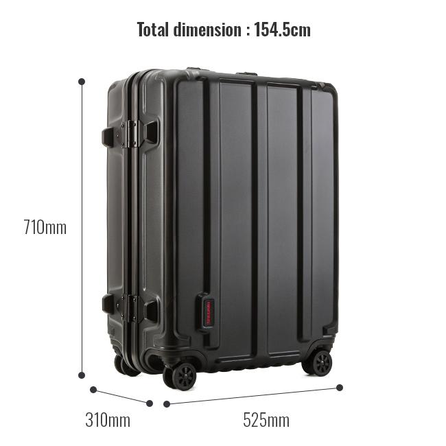 最大44.5% 5/19まで ブリーフィング スーツケース LLサイズ 軽量 大容量 受託手荷物規定内 静音キャスター フレームタイプ BRIEFING H-98HD BRA191C05｜selection｜06