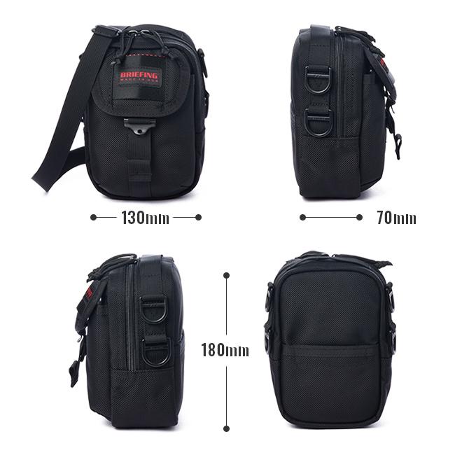 【BRIEFING USA】 ブラックショルダーバッグ BRIEFING ブリーフィング ショルダーバッグ USA FREIGHTER T