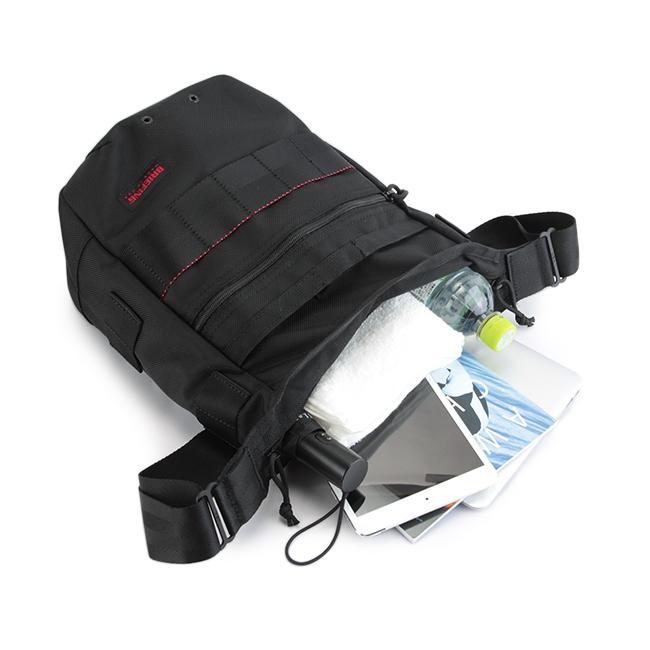 【廃盤】briefing デイトリッパー　ショルダーバッグ　グレー　USA製 ☆美品☆ briefing デイトリッパーショルダーバッググレーUSA製