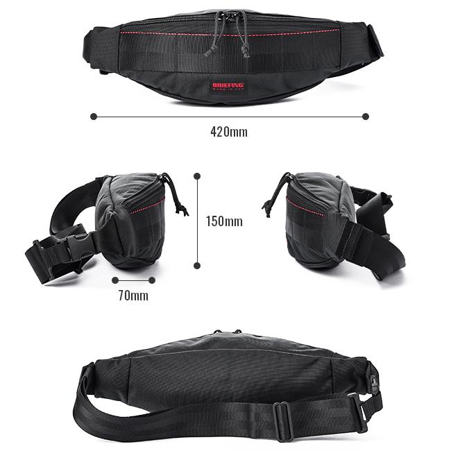最大51% 4/22限定 BRIEFING ブリーフィング バッグ ボディバッグ ウエストポーチ ウエストバッグ メンズ 小さめ USA BRF071219 | BRIEFING | 04