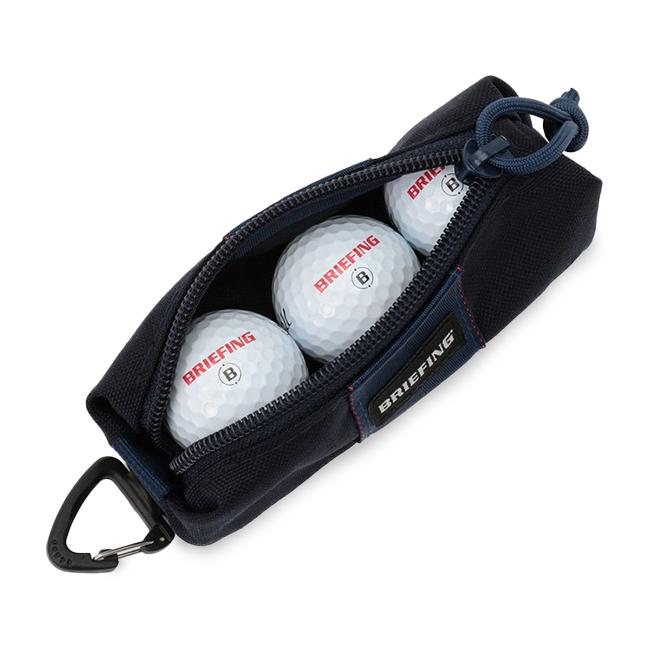 最大27% 8/8限定|ブリーフィング ゴルフ ボールポーチ ボールホルダー ボールケース ボール入れ BRIEFING GOLF brg201g06 在庫限り :brg201g06:カバンのセレクション 通販 ゴルフボール★ポーチ★ファスナー★フック付★ネイビー(送料無料)
