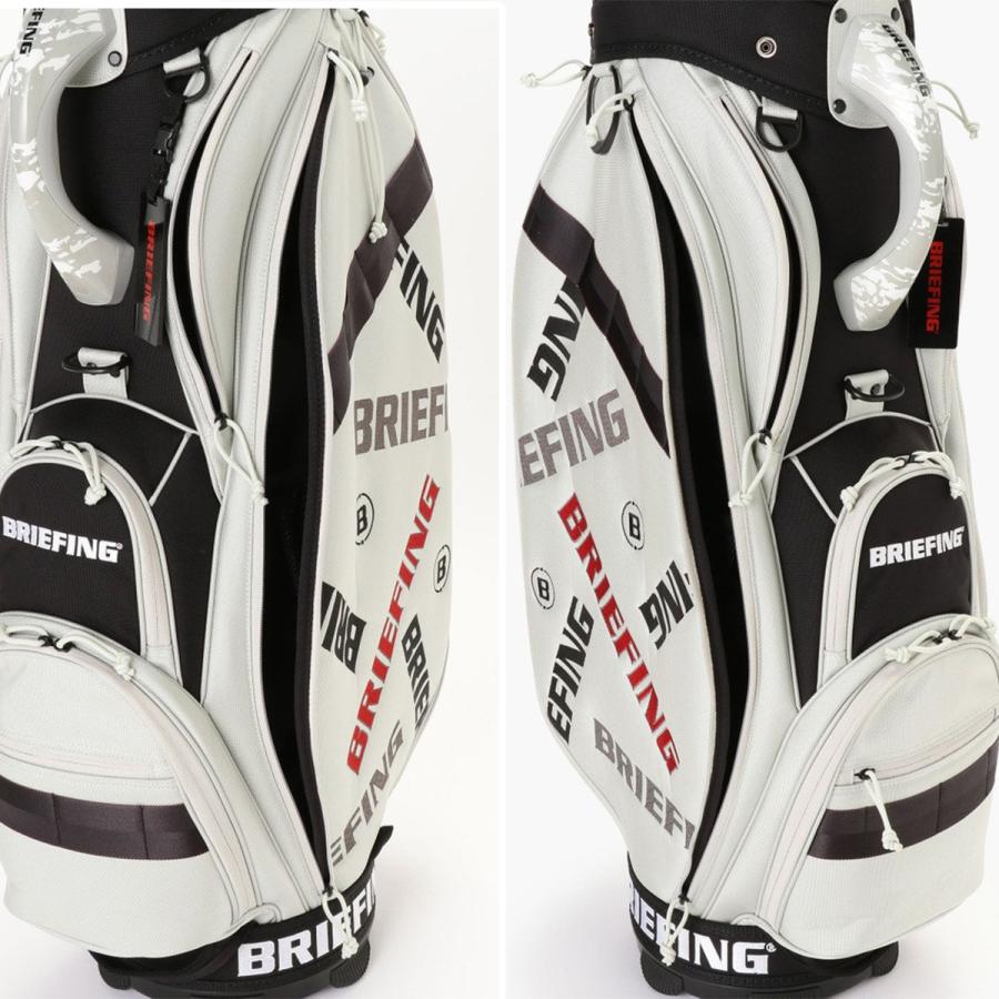 ブリーフィング限定ナイロンキャディバッグ　ヘッドカバー付 BRIEFING GOLF 最大51%☆10/12迄 日本正規品 ブリーフィング