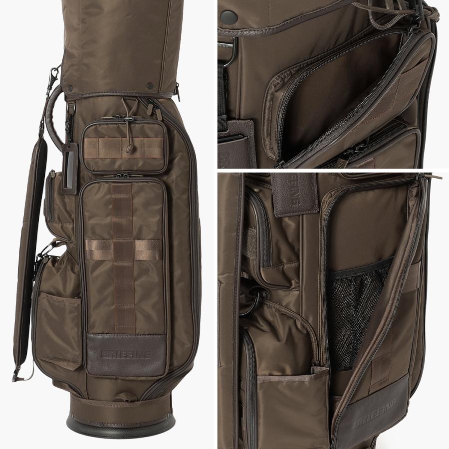 ブリーフィング ゴルフ ホリデイコレクション キャディバッグ CR-6 #03 5分割 カート型 自立 BRIEFING GOLF HOLIDAY COLLECTION BRG253D41 | BRIEFING GOLF | 09