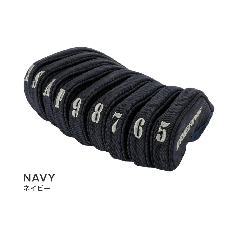 BRIEFING CR-3 #2ゴルフバッグ ブラック アイアンヘッドカバー付き BRIEFING GOLF（ブリーフィングゴルフ） 【在庫限り】BRIEFING GOLF