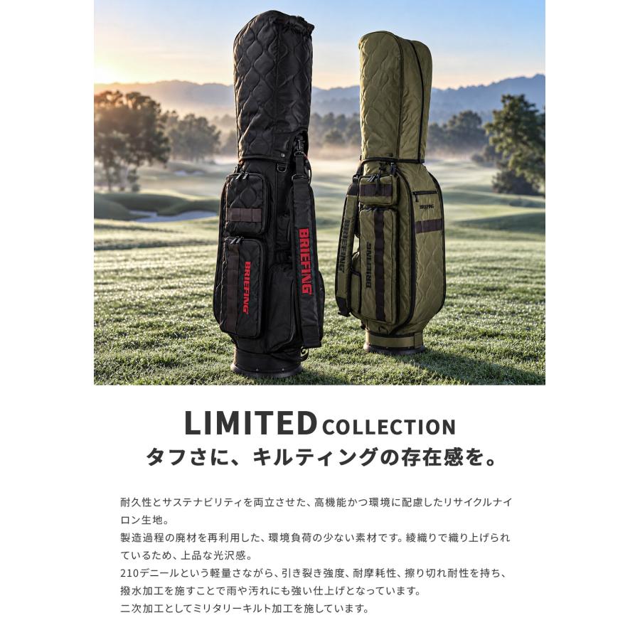 最大52% 10/30から ブリーフィング ゴルフ リミテッドコレクション カート型 9.5型 5分割 軽量 キルティング BRIEFING GOLF LIMITED COLLECTION BRG263D34 | BRIEFING GOLF | 03