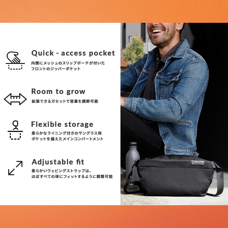 Bellroy 7L ブラック ボディバッグ 楽天市場】bellroy ベルロイ 公式ストア ボディバッグ