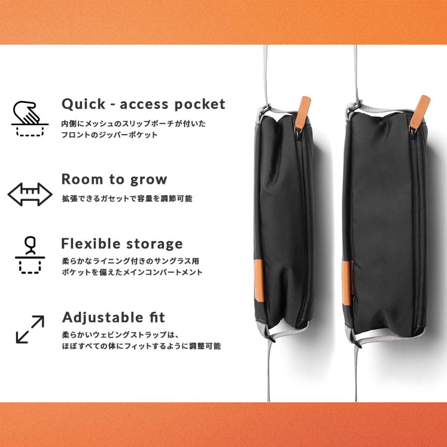 最大51% 2/20限定 Bellroy Classic Sling Mini ベルロイ スリングミニ ボディバッグ メンズ ブランド 小さめ 軽量 拡張 斜めがけ 4L B6 BSMA 6年保証 | Bellroy | 18