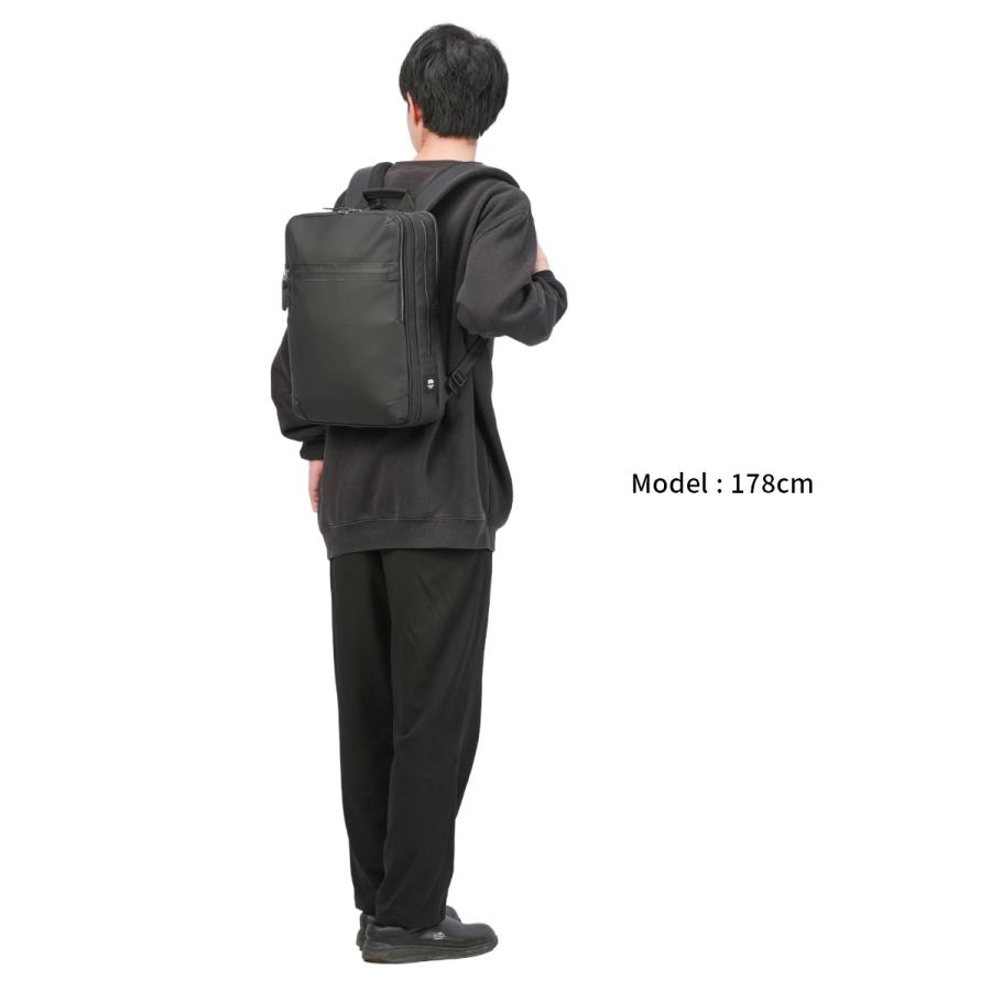 最大50% 9/8限定 ムスタッシュ オン タイム ビジネスリュック A4 拡張 通勤 メンズ moustache on time BTR BTR-2880 | moustache on time | 03