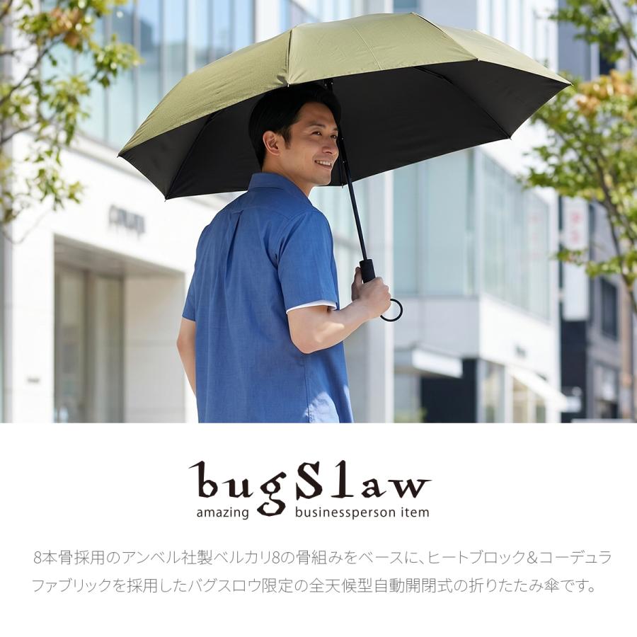 バグスロウ アンベル ベリカル8 ヒートブロック 折りたたみ傘 晴雨兼用