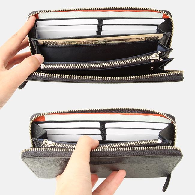 最大43% 3/3限定 カクタ 財布 長財布 大容量 本革 レザー ラウンドファスナー メンズ レディース ブランド CACTA cac-2001 在庫限り | CACT'A | 14