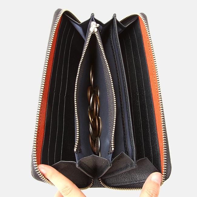 最大43% 3/30限定 カクタ 財布 長財布 大容量 本革 レザー ラウンドファスナー メンズ レディース ブランド CACTA cac-2001 在庫限り | CACT'A | 15