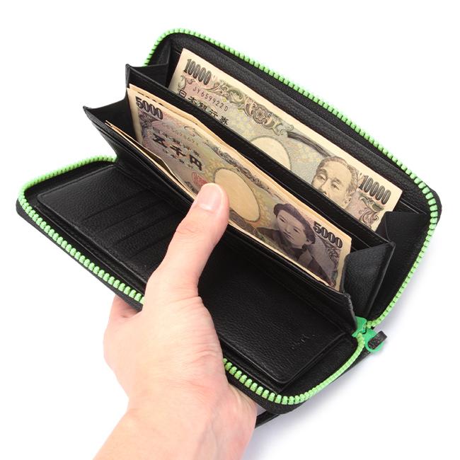 最大50% 12/25限定 カクタ 財布 長財布 メンズ レディース 大容量 本革 栃木レザー ラウンドファスナー CACTA CACTA ファイヤーフライ 2014 在庫限り | CACT'A | 15