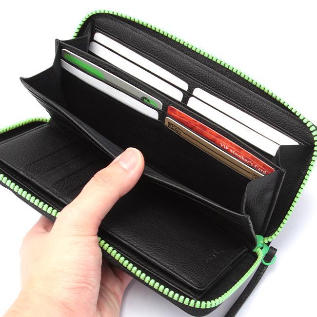 最大50% 12/25限定 カクタ 財布 長財布 メンズ レディース 大容量 本革 栃木レザー ラウンドファスナー CACTA CACTA ファイヤーフライ 2014 在庫限り | CACT'A | 16