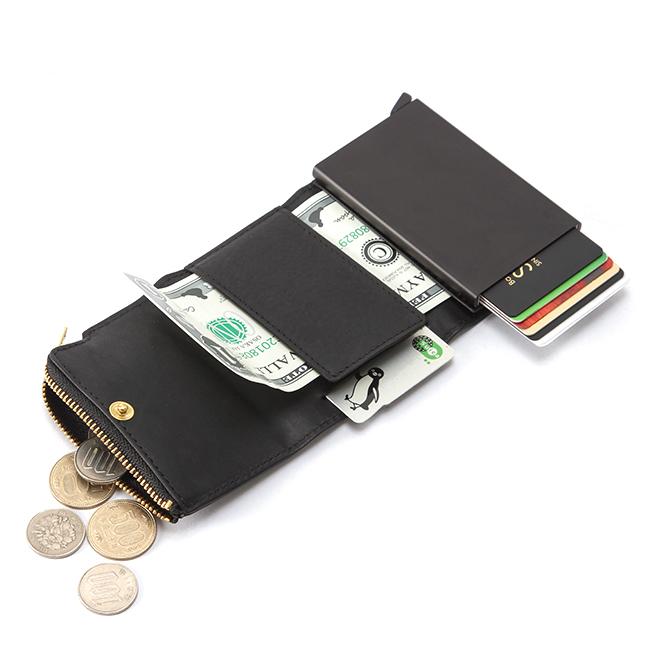 最大41% 3/5限定 カクタ 財布 三つ折り財布財布 メンズ レディース コンパクト 小さめ 極小財布 スキミング防止 本革 レザー CACTA エルバマット 2022 | CACT'A | 08