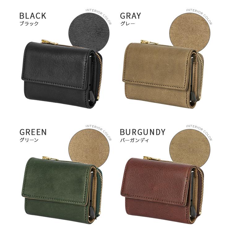 最大37% 1/8限定 カクタ ミニ財布 スライドカードケース メンズ レディース ブランド レザー 本革 三つ折り財布 コンパクトウォレット CACTA 2042 | CACT'A | 05