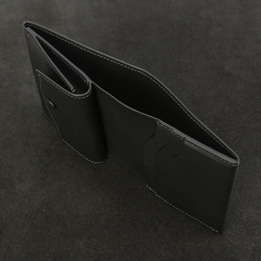 【新品未使用品】FARO ファーロ　二つ折り財布　ファインカーフ　牛革　黒 FARO Short Zip Wallet ファーロ ショートジップウォレット 二