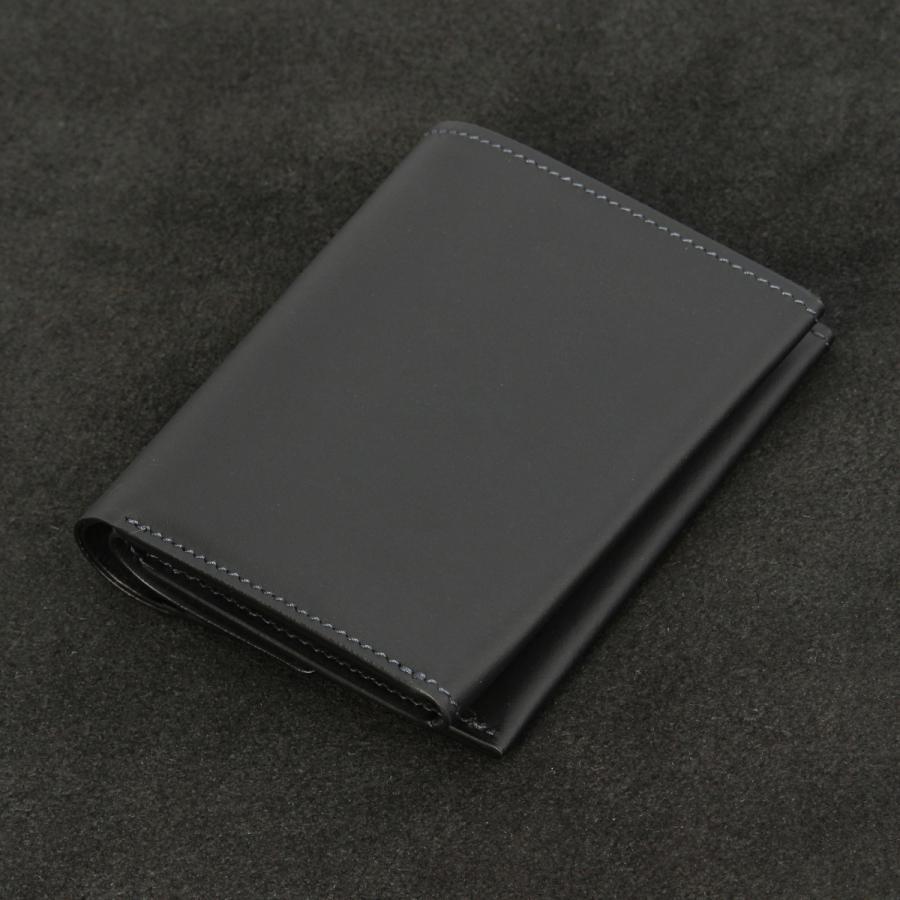 新品　FARO 二つ折り財布　ネイビー　本革　ビジネス　コンパクト　メンズ selection_cal-swallet-c