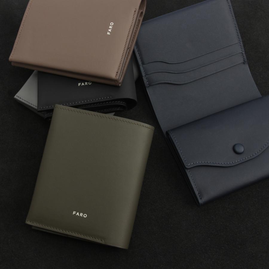 美品✨FARO ファーロ　二つ折り財布　ブラック　レザー　ビルフォードウォレット FARO 最大46% 10/8限定 ファーロ カルマ 財布 二つ折り財布 本革