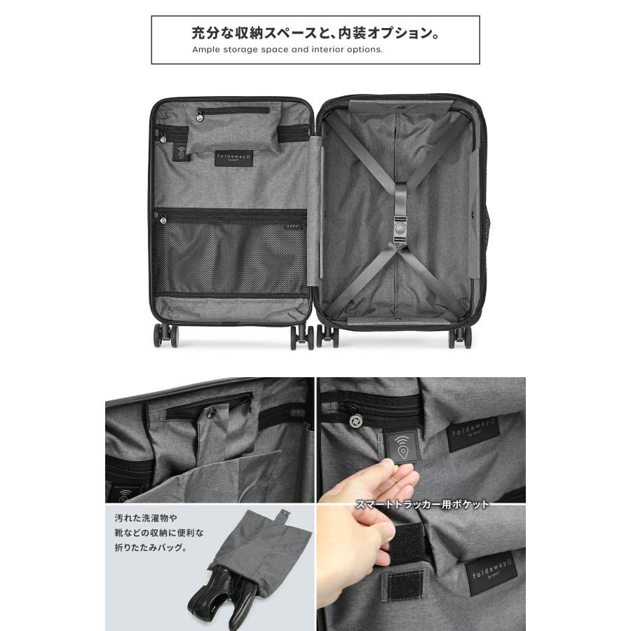 最大50% 9/8限定 senz° センズ スーツケース 機内持ち込み 折り畳み