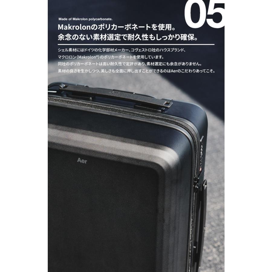 最大42% 8/18限定 Aer Carry-On スーツケース 機内持ち込み Sサイズ SS 41L 軽量 ストッパー付き HINOMOTO 静音キャスター エアー AERL-1102 キャリーケース | Aer | 18