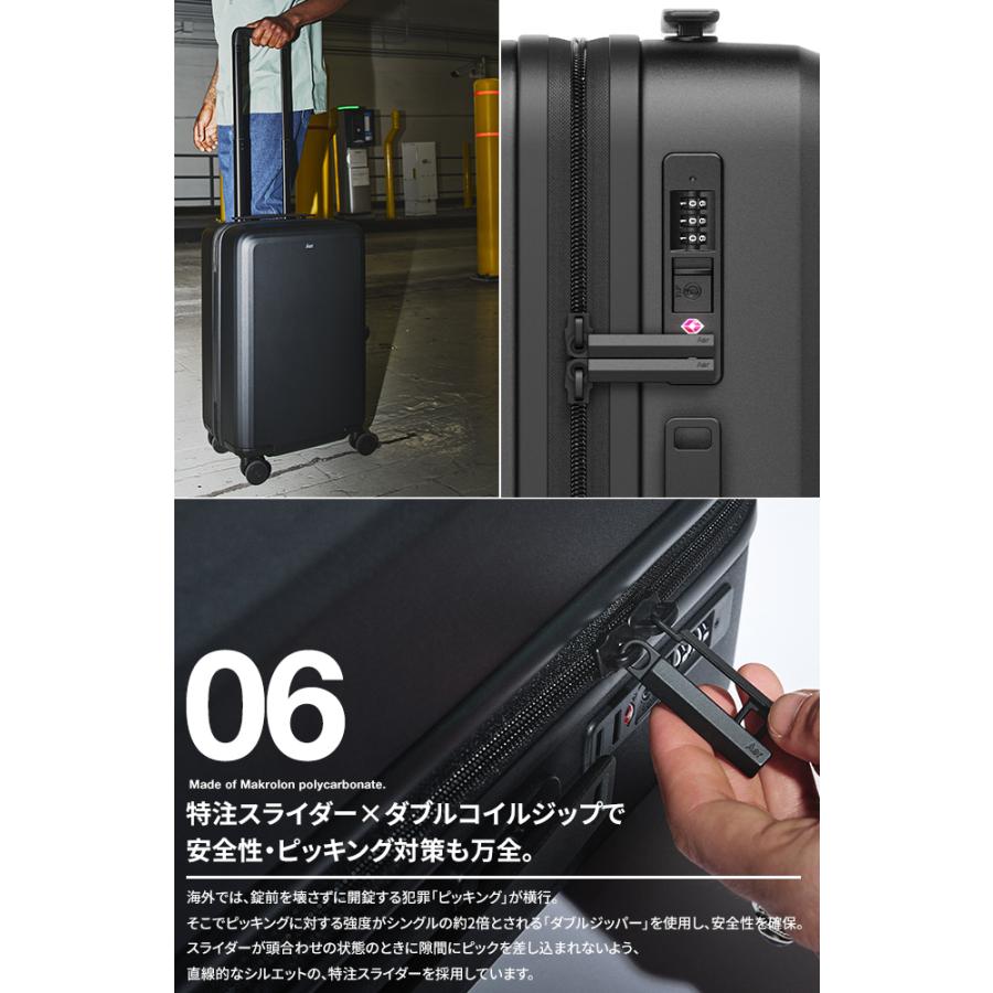 最大42% 8/18限定 Aer Carry-On スーツケース 機内持ち込み Sサイズ SS 41L 軽量 ストッパー付き HINOMOTO 静音キャスター エアー AERL-1102 キャリーケース | Aer | 20
