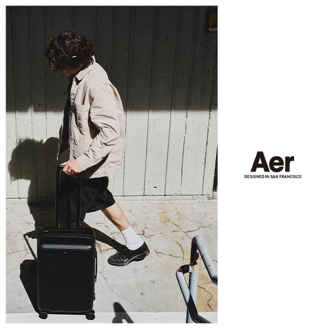 最大42% 8/18限定 Aer Carry-On スーツケース 機内持ち込み Sサイズ SS 41L 軽量 ストッパー付き HINOMOTO 静音キャスター エアー AERL-1102 キャリーケース | Aer | 23