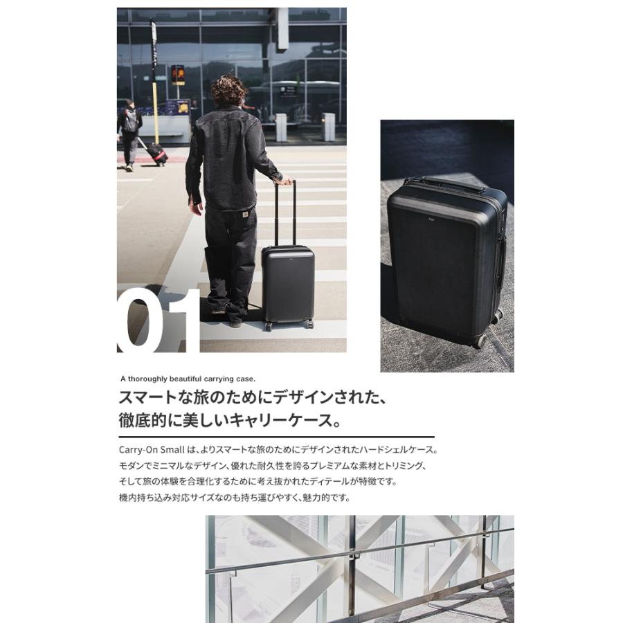 最大42% 4/28から Aer Carry-On スーツケース 機内持ち込み Sサイズ SS 41L 軽量 ストッパー付き HINOMOTO 静音キャスター エアー AERL-1102 キャリーケース | Aer | 06