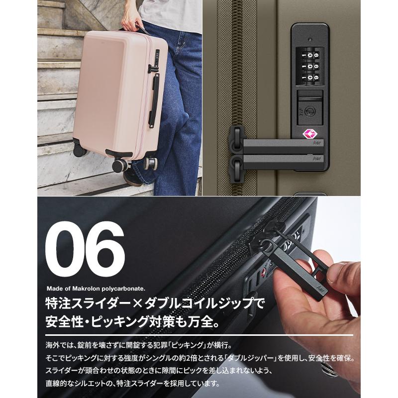 最大42% 8/18限定 Aer Carry-On スーツケース Mサイズ 48L 軽量 中型 静音 ストッパー付き メンズ レディース ブランド キャリーオン エアー キャリーケース | Aer | 19